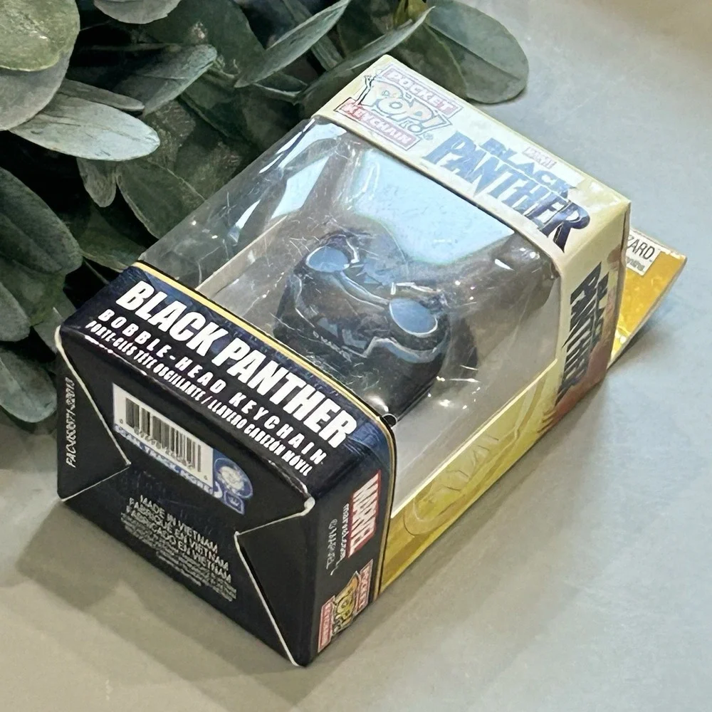 Funko Pocket Pop! BLACK PANTHER Keychain Figure‎ Anime NIB Bobble Head Vinyl NEW